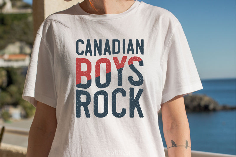 Canadian Boys Rock SVG Bundle - CraftNest - Digital Crafting and Art