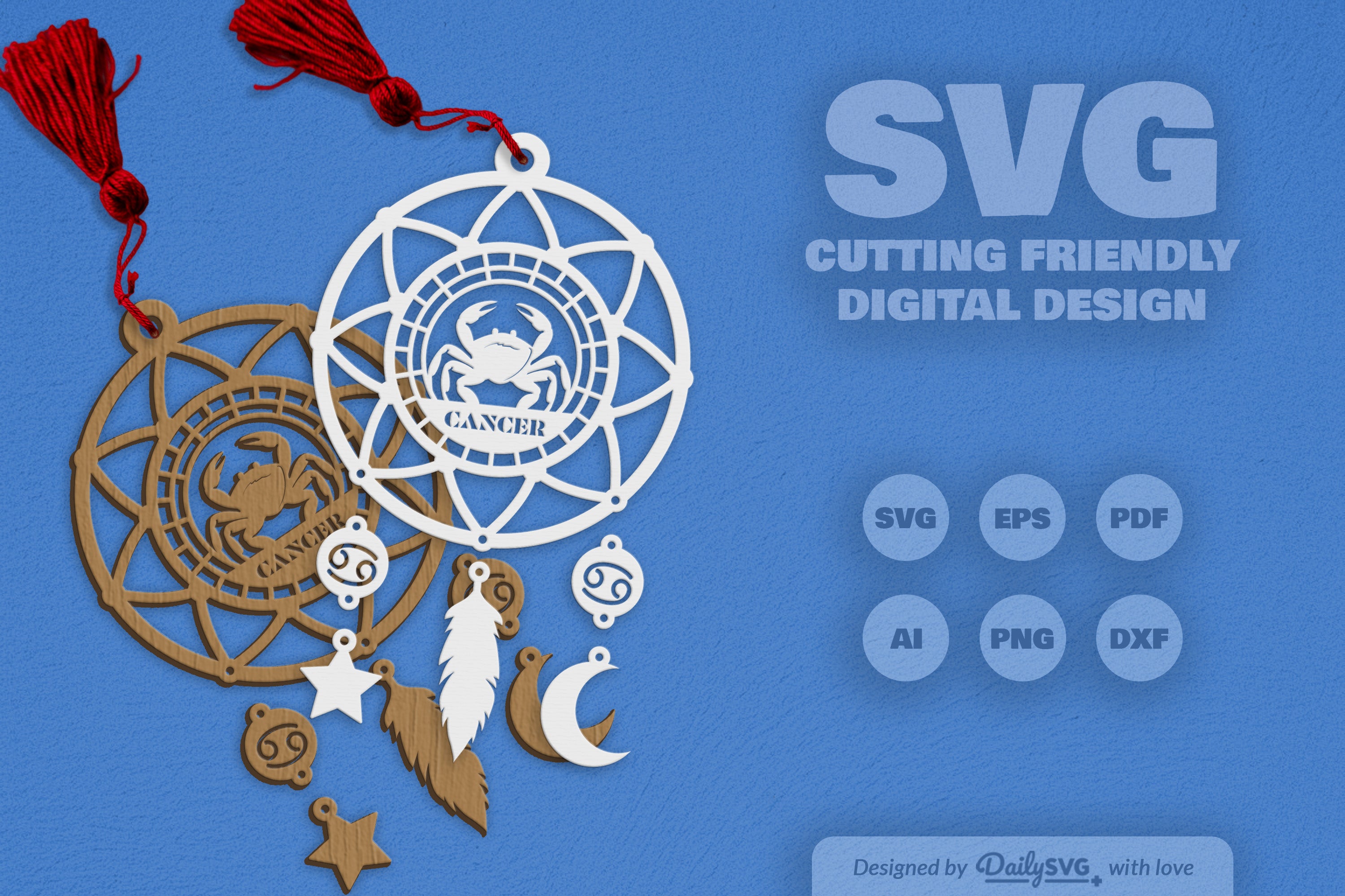 Cancer Dream Catcher Set SVG Bundle 1
