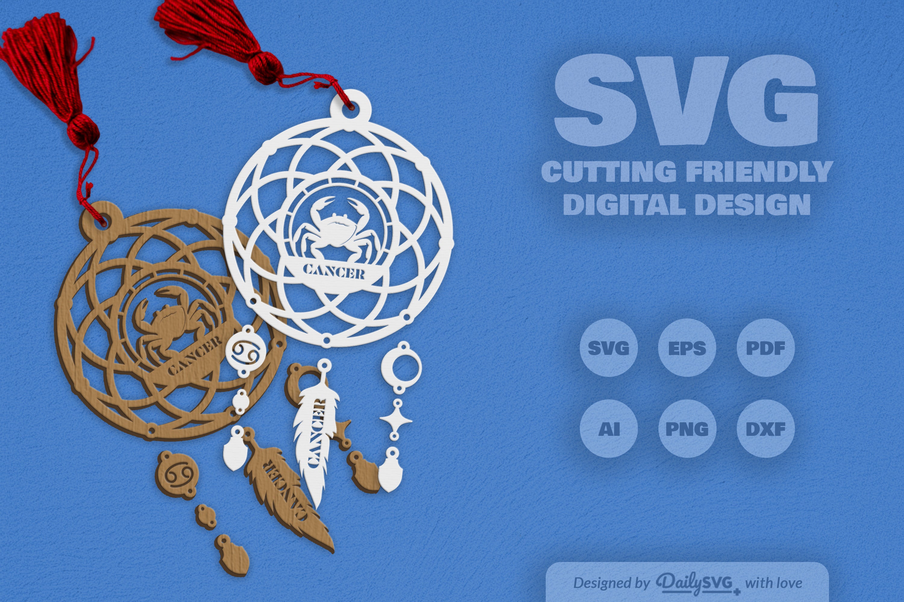 Cancer Dream Catcher Set SVG Bundle 6
