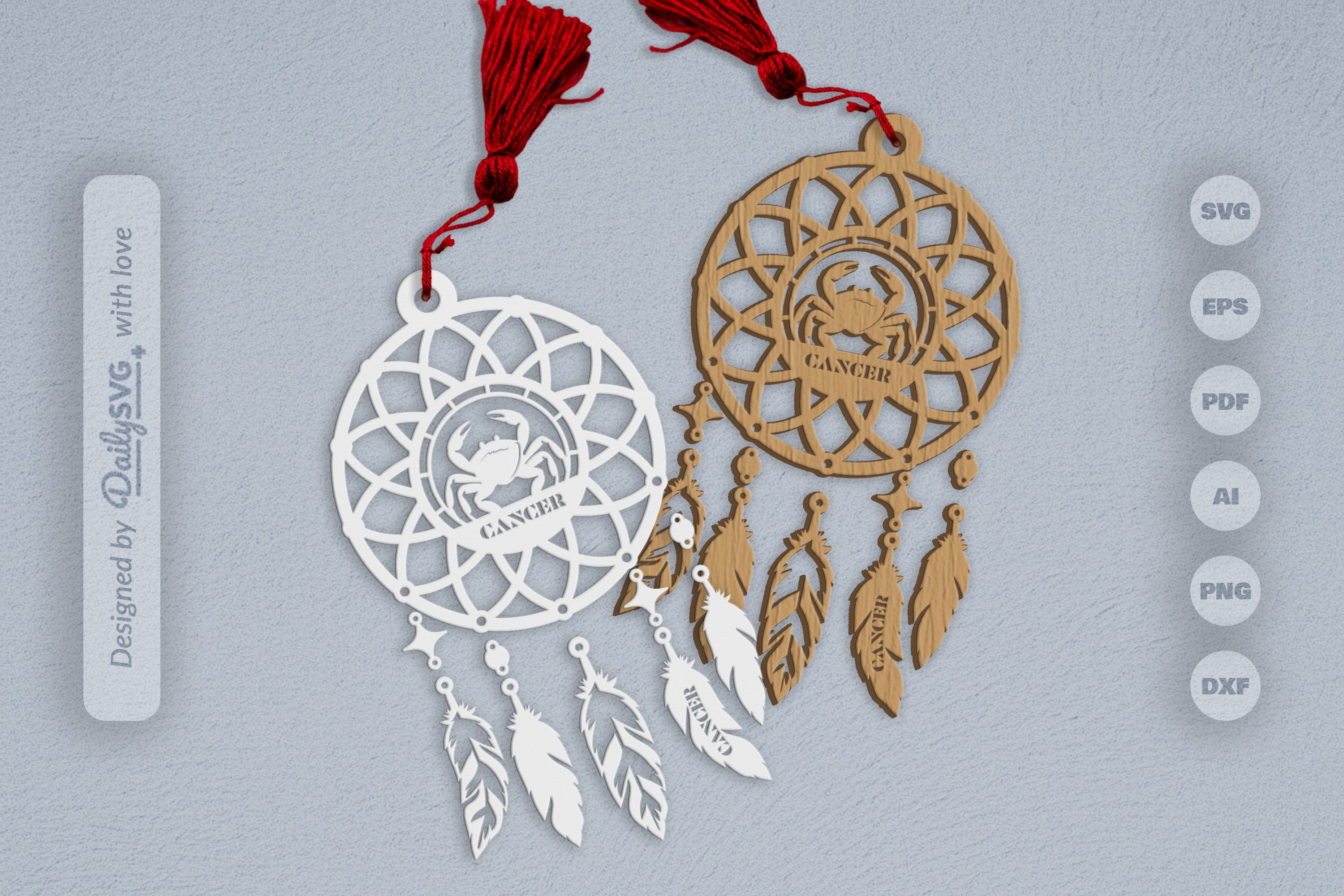 Cancer Dream Catcher Set SVG Bundle 8