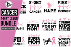 Cancer T-Shirt Bundle - CraftNest - Digital Crafting and Art