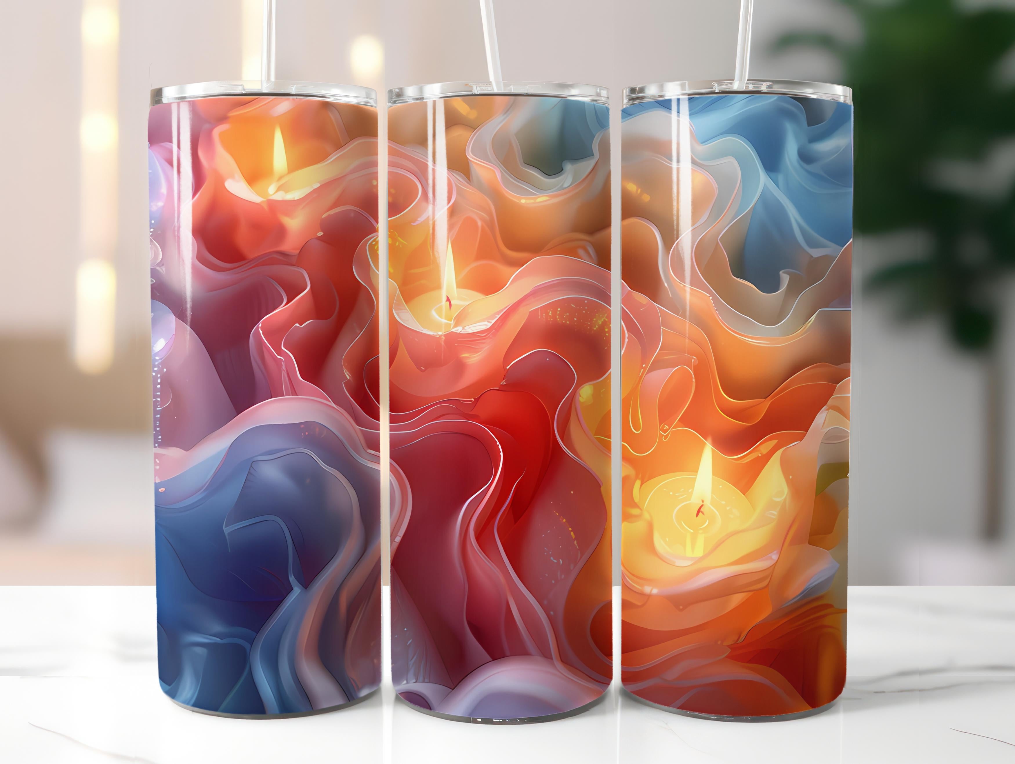 Candle Making 3 Tumbler Wrap - CraftNest - Digital Crafting and Art