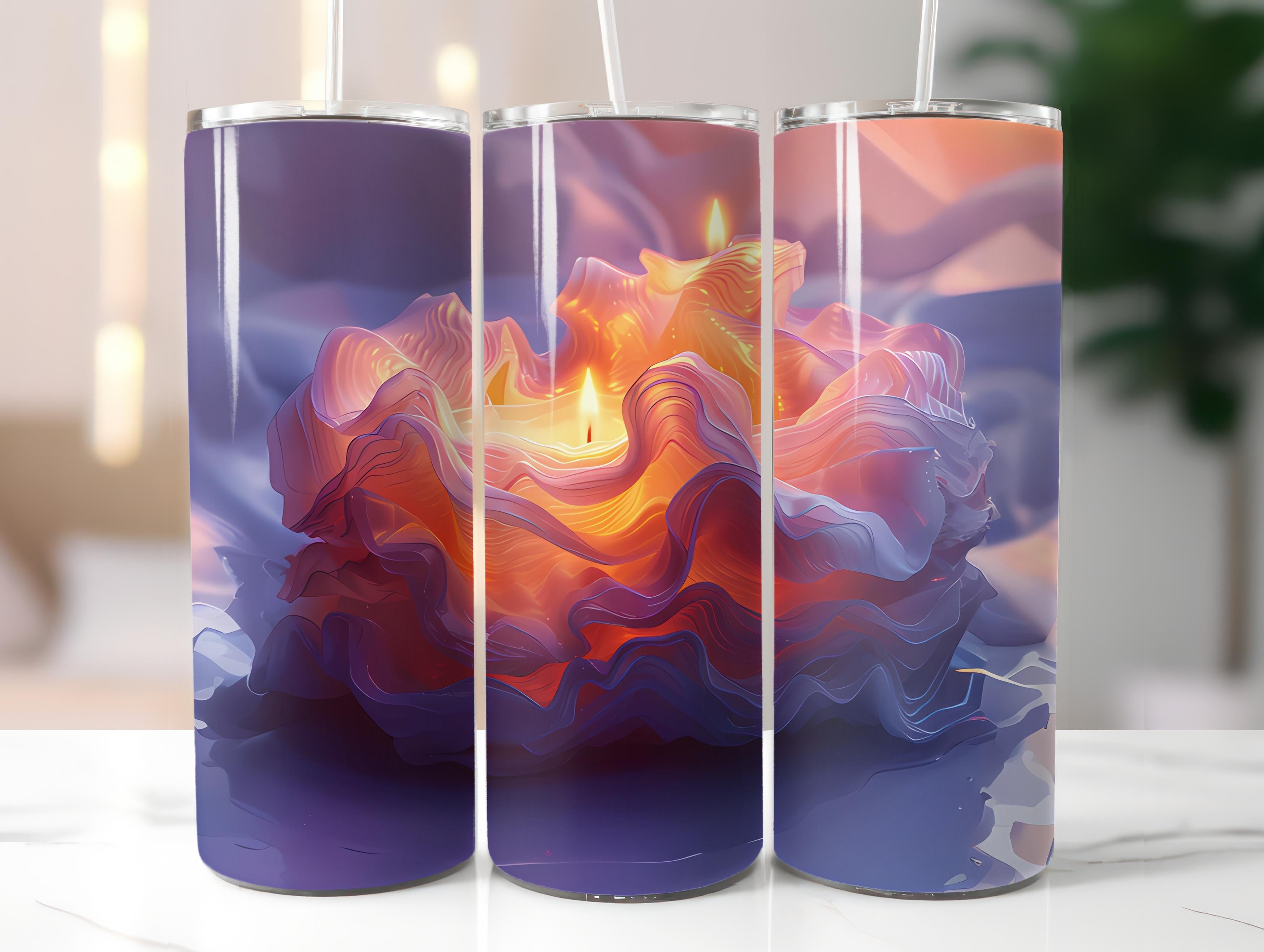 Candle Making 4 Tumbler Wrap - CraftNest - Digital Crafting and Art