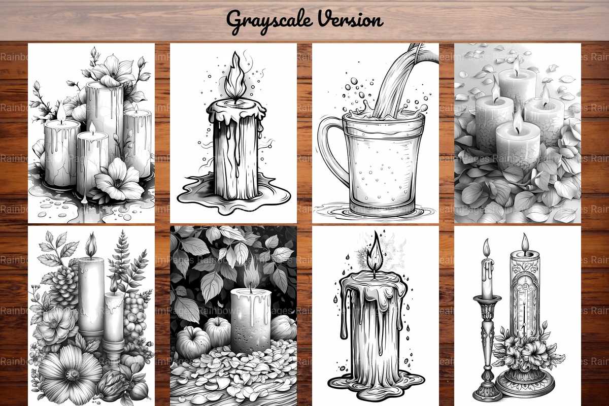 Candle Making Coloring Books - CraftNest - Digital Crafting and Art