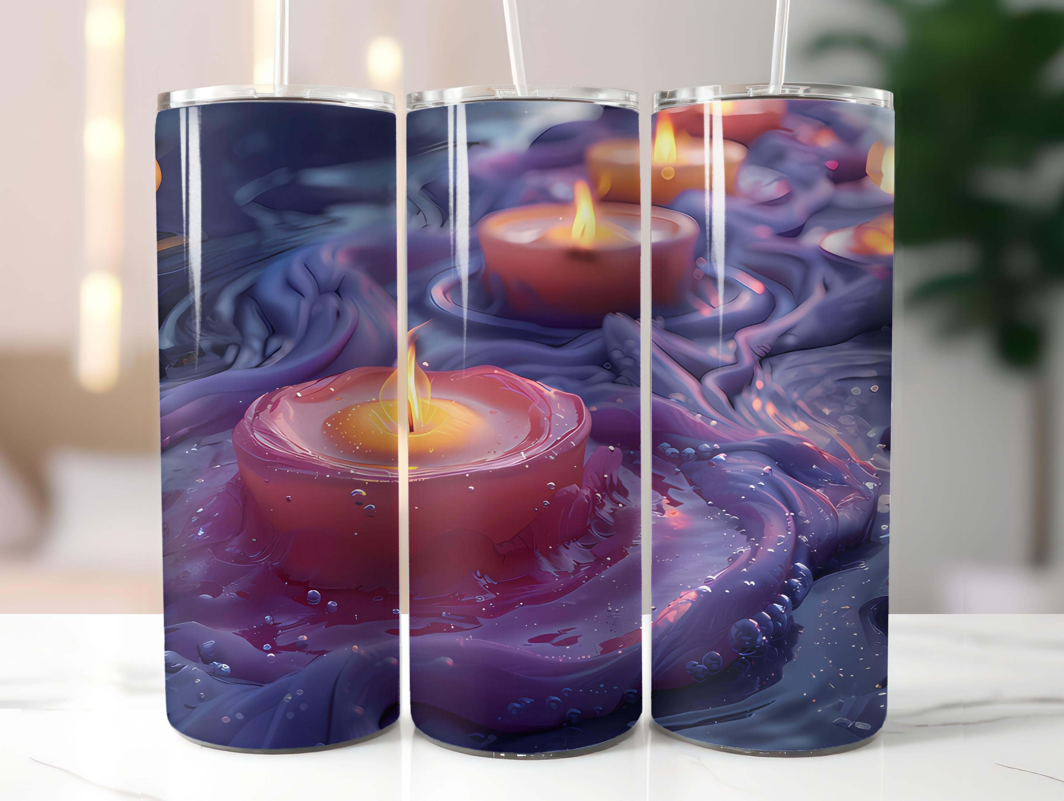 Candle Making 3 Tumbler Wrap - CraftNest - Digital Crafting and Art