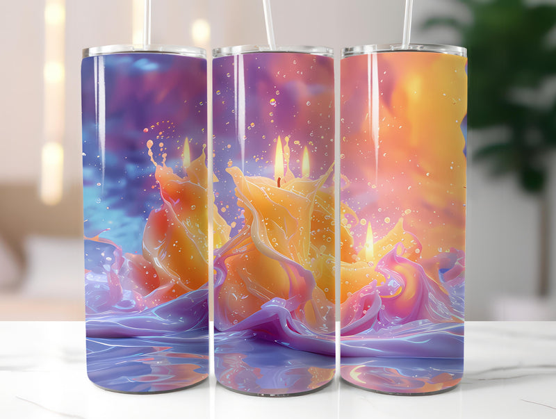 Candle Making 3 Tumbler Wrap - CraftNest - Digital Crafting and Art