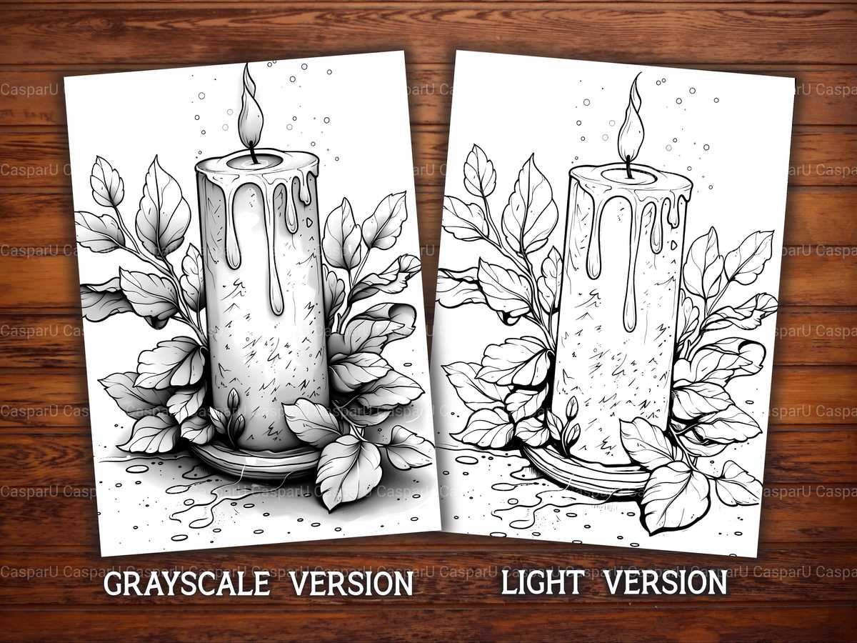 Candle Making Coloring Books - CraftNest - Digital Crafting and Art