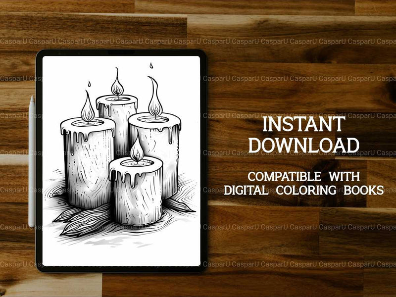 Candle Making Coloring Books - CraftNest - Digital Crafting and Art