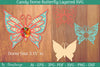 Candy Dome Butterfly Layered SVG Bundle