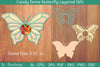 Candy Dome Butterfly Layered SVG Bundle