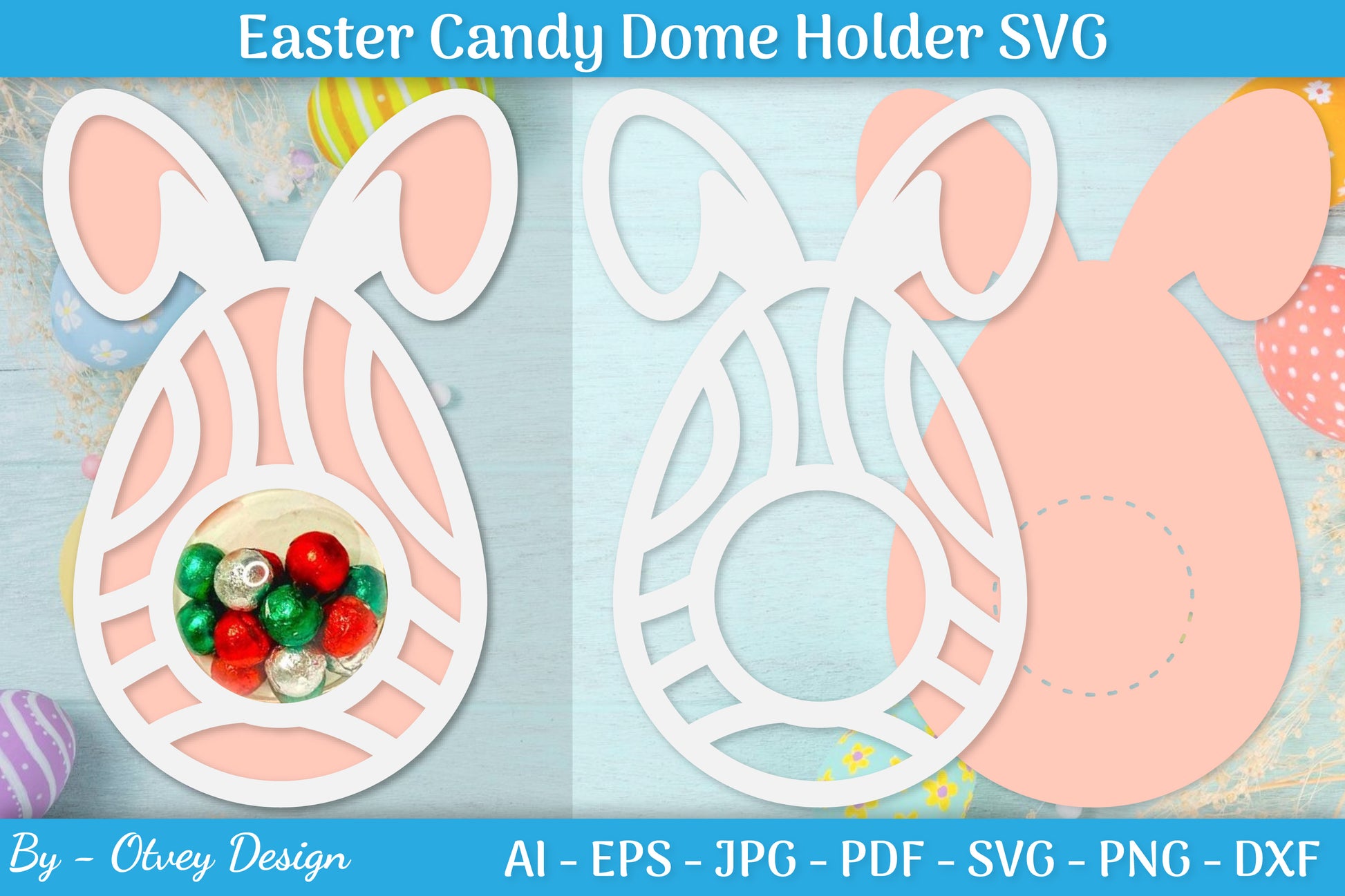 Candy Holder Easter Egg SVG Bundle 13 - CraftNest - Digital Crafting and Art