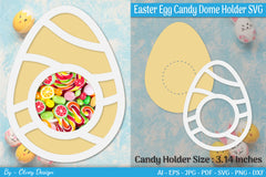 Candy Holder Easter Egg SVG Bundle 4 - CraftNest - Digital Crafting and Art