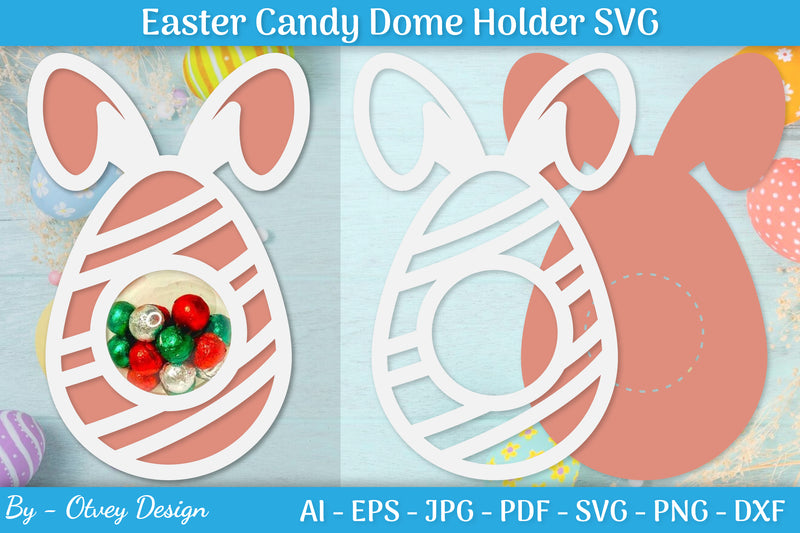 Candy Holder Easter Egg SVG Bundle 16 - CraftNest - Digital Crafting and Art