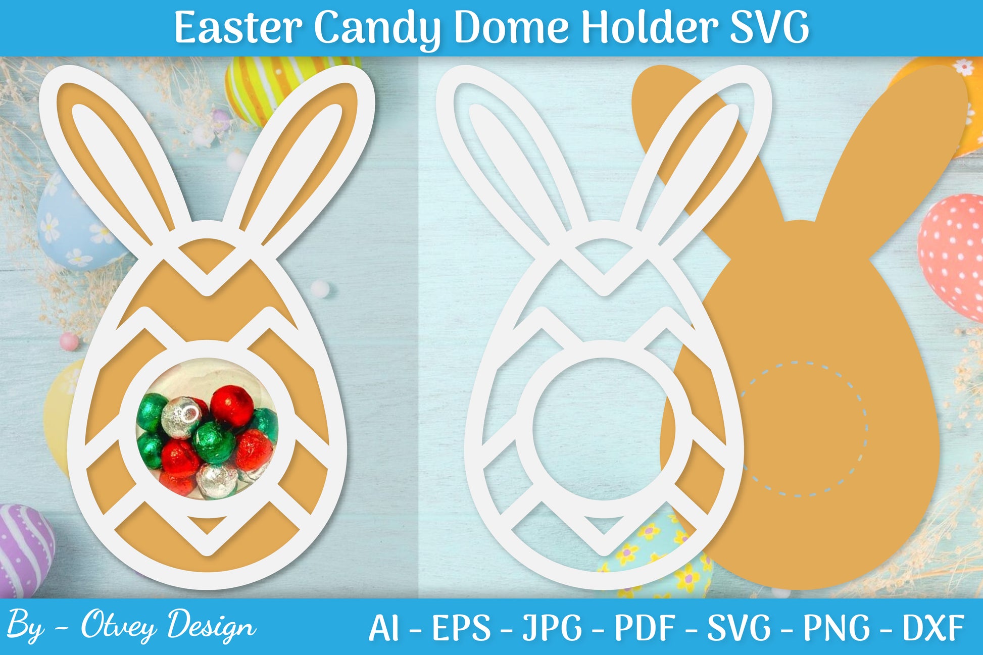 Candy Holder Easter Egg SVG Bundle 17 - CraftNest - Digital Crafting and Art