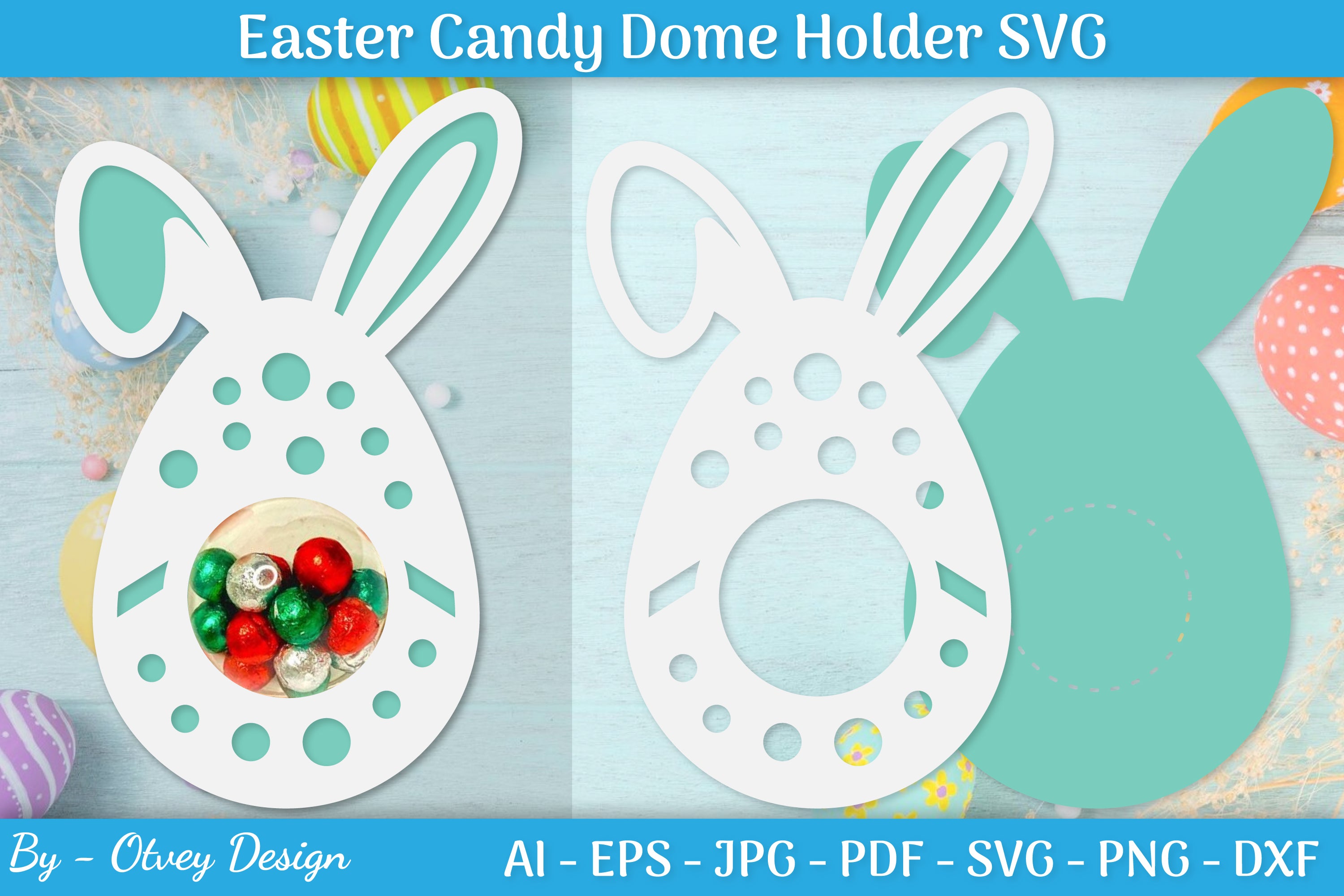 Candy Holder Easter Egg SVG Bundle 18 - CraftNest - Digital Crafting and Art