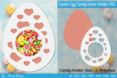Candy Holder Easter Egg SVG Bundle 9 - CraftNest - Digital Crafting and Art