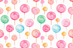 Colorful Candy World Seamless Digital Paper - CraftNest - Digital Crafting and Art