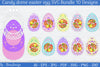 Candy Dome Easter Egg SVG Bundle