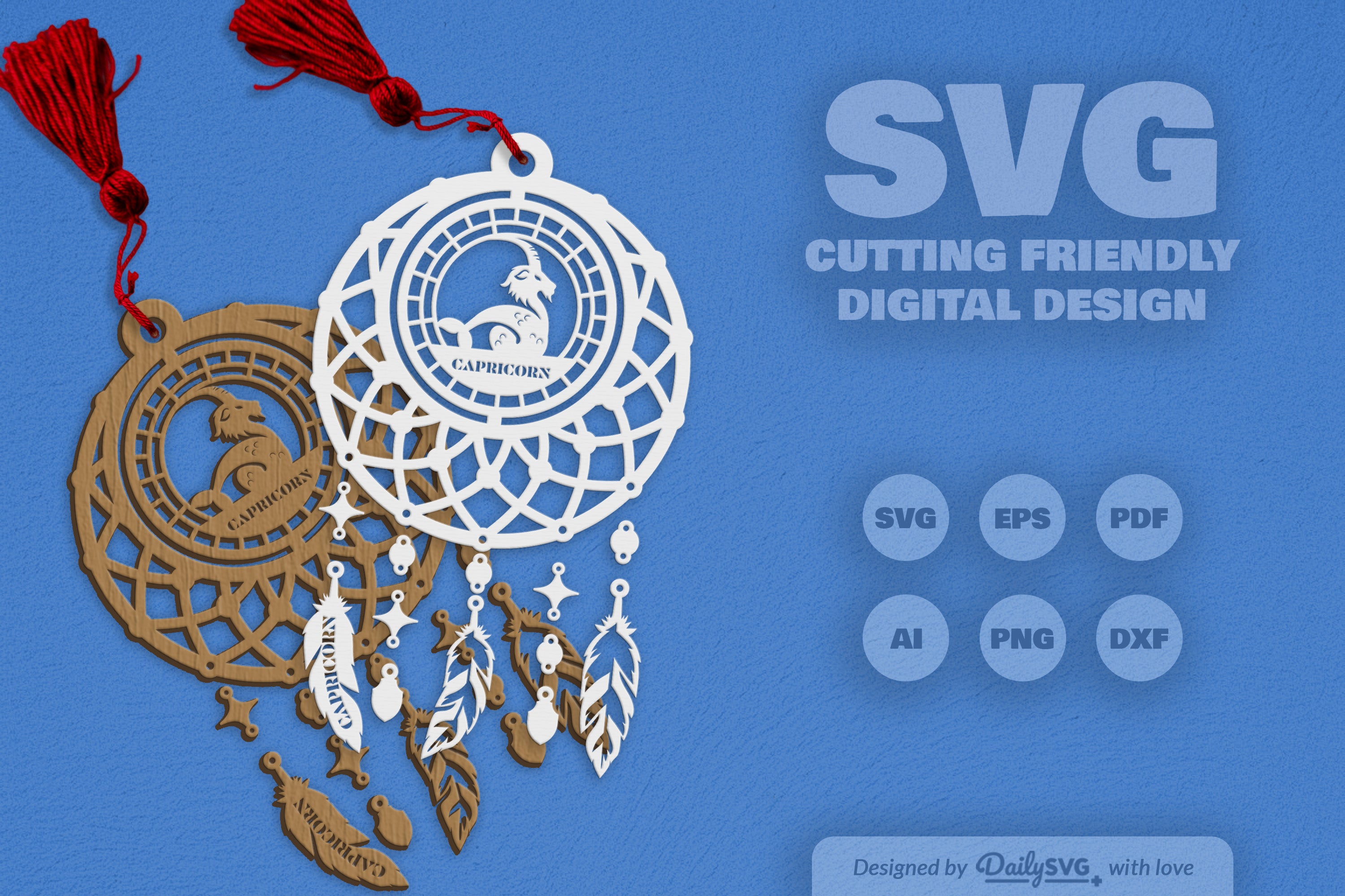 Capricorn Dream Catcher Set SVG Bundle 5