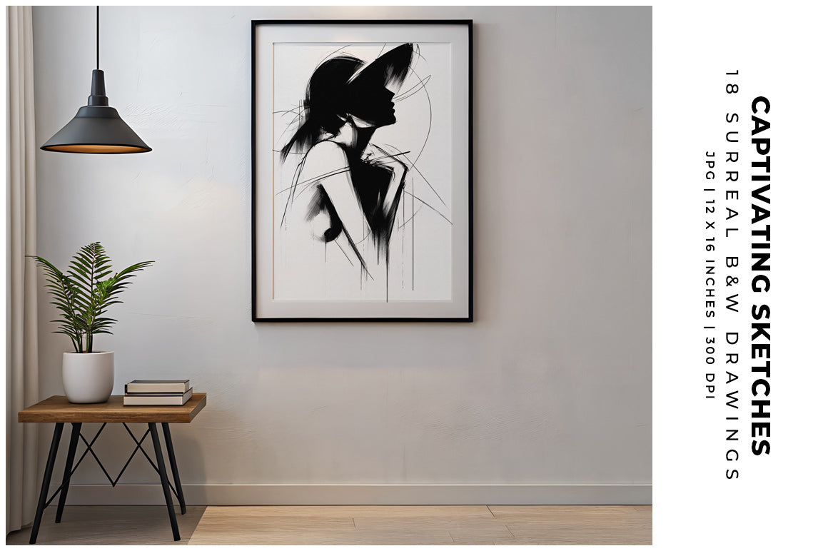 Captivating Sketches - Wall Art
