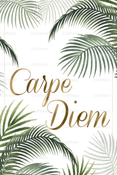 Carpe Diem Aesthetic Wall Art - CraftNest - Digital Crafting and Art