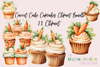 Carrot Cake Cupcakes Clipart Bundle