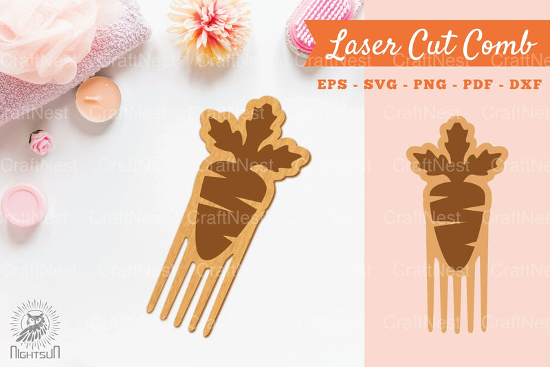 Carrot Laser Cut Comb Clipart Bundle - CraftNest - Digital Crafting and Art