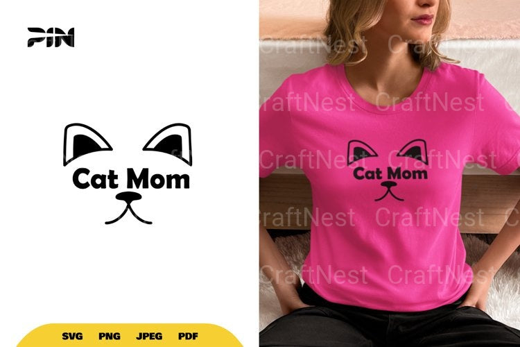 Cat Mom SVG Bundle - CraftNest - Digital Crafting and Art