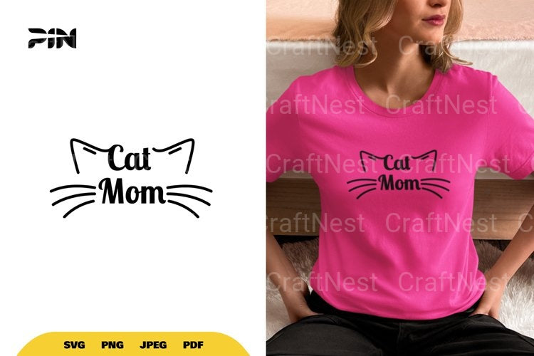 Cat Mom SVG Bundle - CraftNest - Digital Crafting and Art