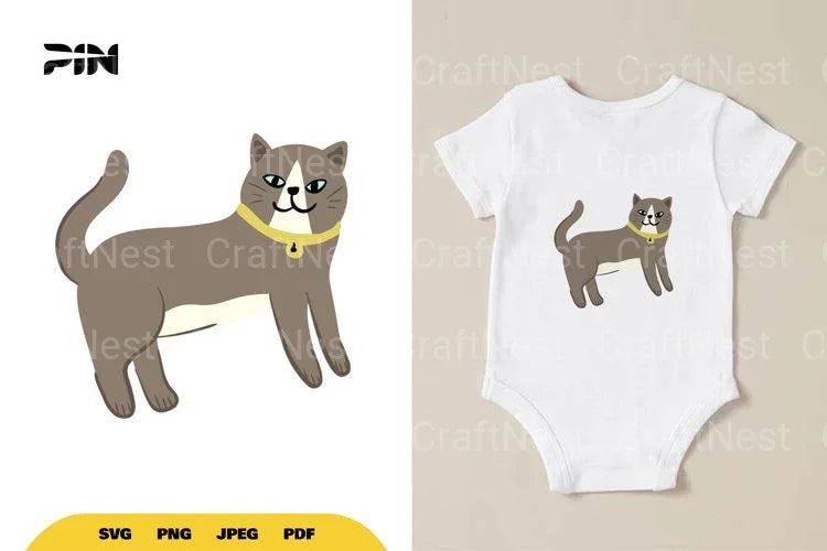 Cat SVG Bundle - CraftNest - Digital Crafting and Art