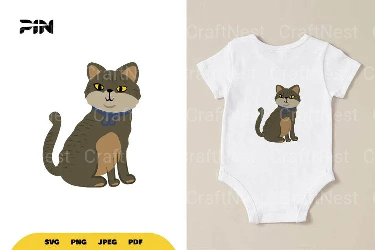 Cat SVG Bundle - CraftNest - Digital Crafting and Art