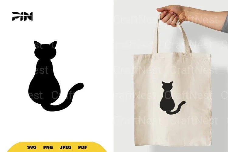 Cat SVG Bundle - CraftNest - Digital Crafting and Art