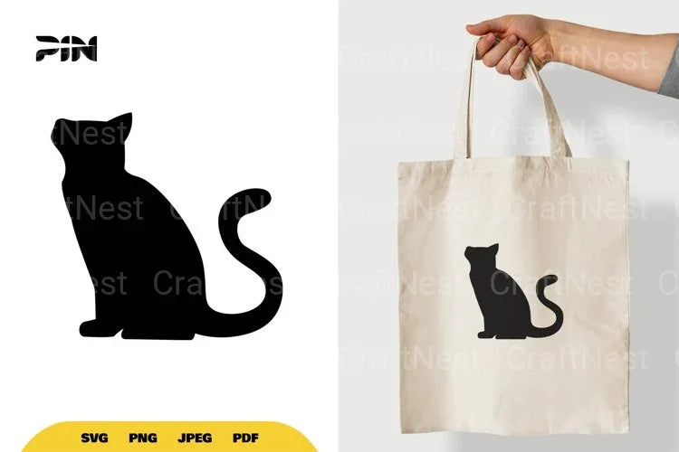 Cat SVG Bundle - CraftNest - Digital Crafting and Art