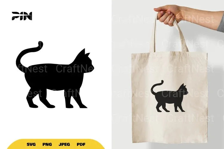 Cat SVG Bundle - CraftNest - Digital Crafting and Art