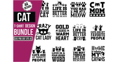 Cat SVG Bundle - CraftNest - Digital Crafting and Art
