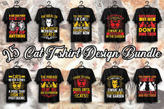 Cat T Shirt Bundle 4 - CraftNest - Digital Crafting and Art
