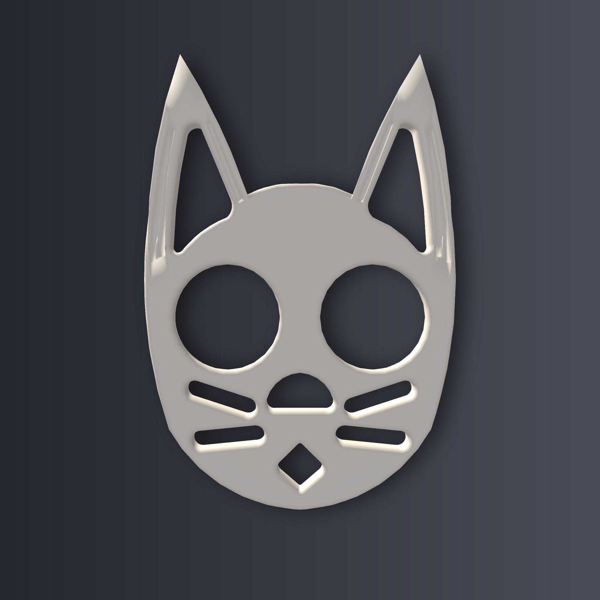 Cat Self Defense Keychain 3D Print STL File
