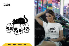 Cat and Skull Halloween SVG Bundle - CraftNest - Digital Crafting and Art