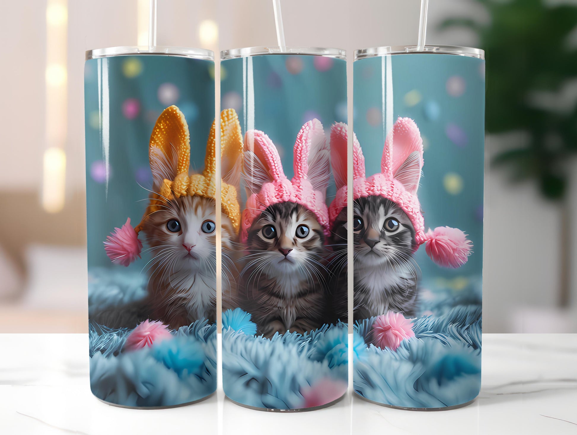 Cats Easter 2 Tumbler Wrap - CraftNest