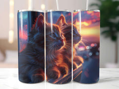 Cats Summer 4 Tumbler Wrap - CraftNest - Digital Crafting and Art