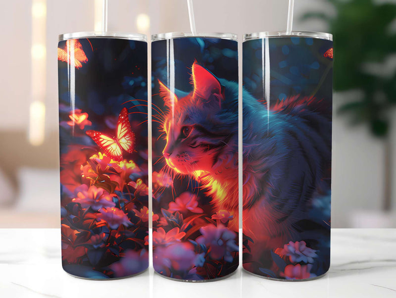 Cats Summer 5 Tumbler Wrap - CraftNest - Digital Crafting and Art