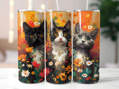 Cats Summer 1 Tumbler Wrap - CraftNest - Digital Crafting and Art