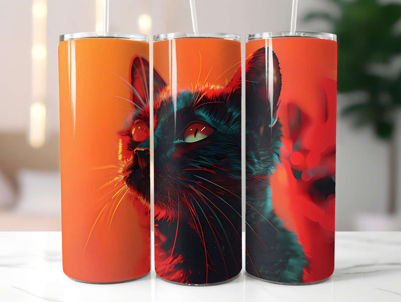 Cats Summer 1 Tumbler Wrap - CraftNest - Digital Crafting and Art