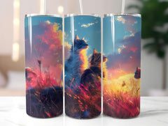 Cats Summer 5 Tumbler Wrap - CraftNest - Digital Crafting and Art