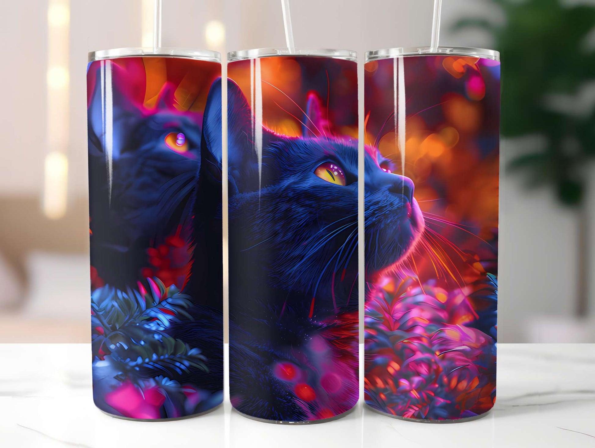 Cats Summer 5 Tumbler Wrap - CraftNest - Digital Crafting and Art