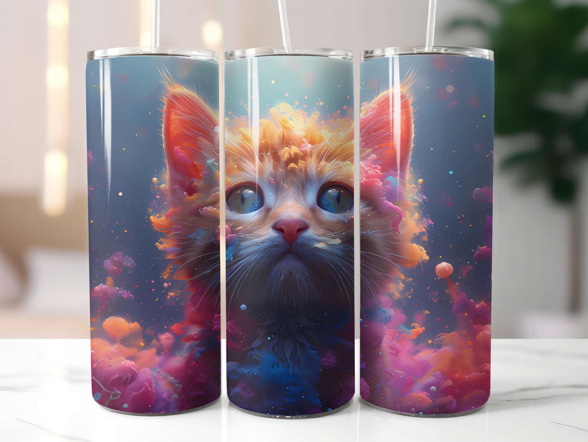 Cats Summer 5 Tumbler Wrap - CraftNest - Digital Crafting and Art