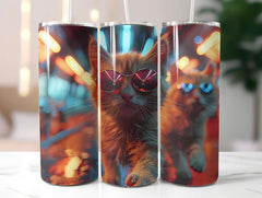 Cats Summer 1 Tumbler Wrap - CraftNest - Digital Crafting and Art