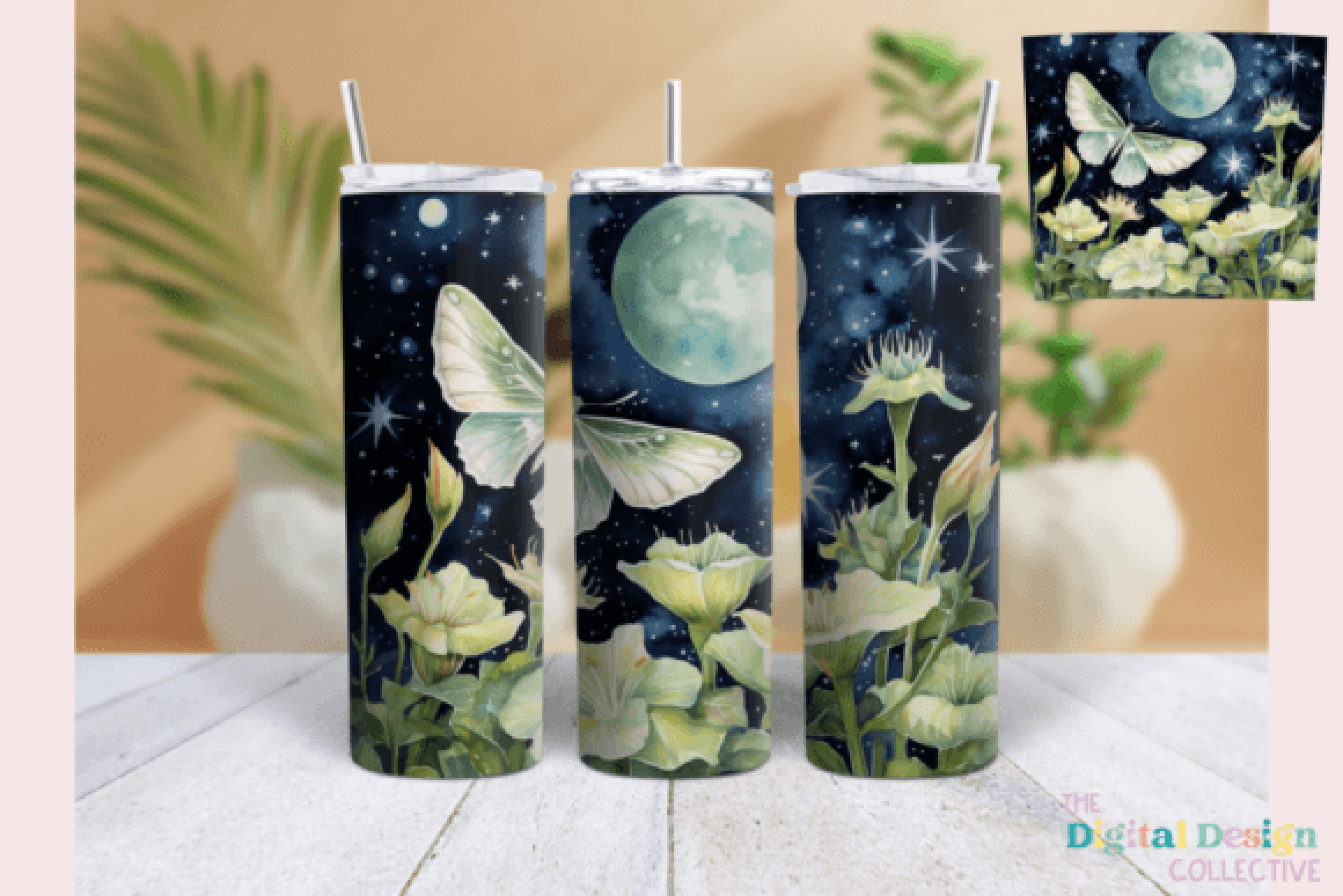 Luna Moth Tumbler Wrap Bundle