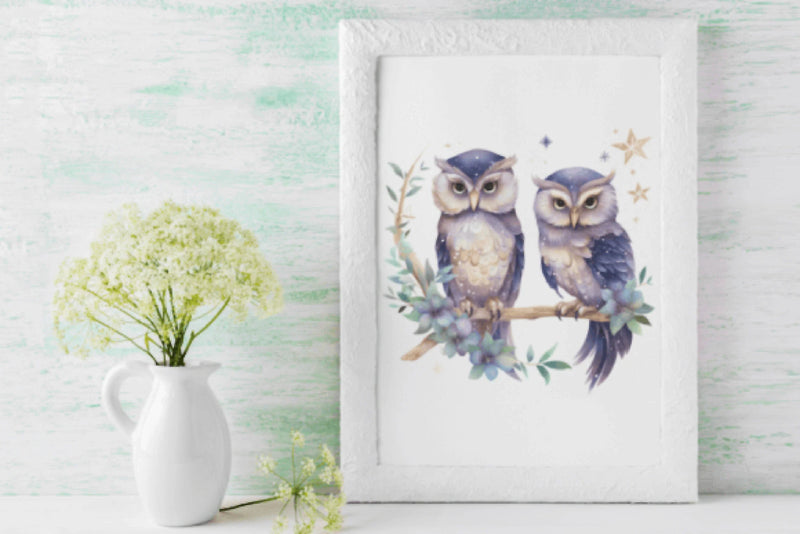 Celestial Owl Illustrations Clipart Bundle - CraftNest - Digital Crafting and Art