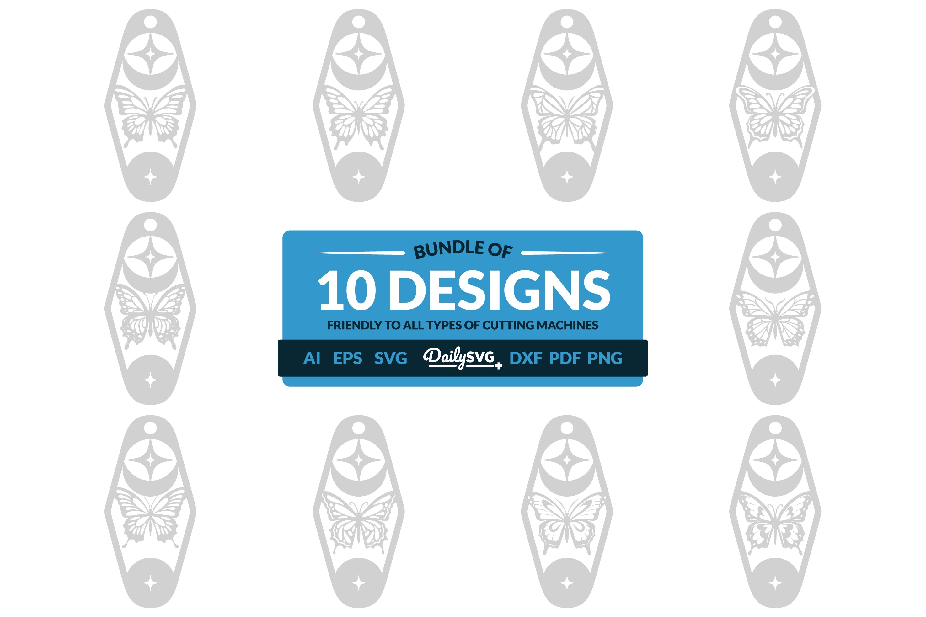 Celestial Butterfly Motel Clipart Daily SVG Bundles